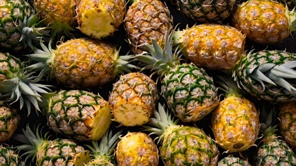 Fototapeta premium pineapple background
