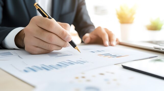 Focused team strategizing during a business meeting, evaluating opportunities for corporate growth