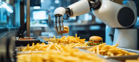 Robotic Arm Serving Fast Food: Automation in the Restaurant Industry