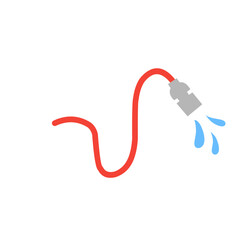 fire hose vector