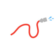 fire hose vector