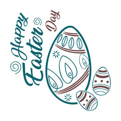 Stylized Easter Egg Icon Vector Art for Creative Designs