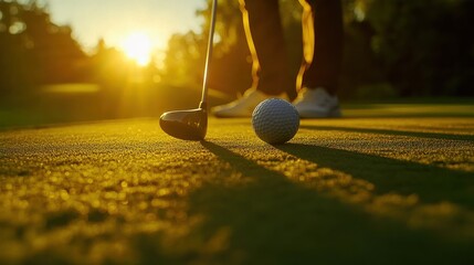 Golden Hour Golf Swing