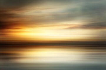 Ethereal Sunset Reflection Across a Serene Coastal Landscape