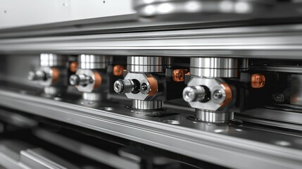 Automatic robots in production lines robotic arms for assembly in iot-enabled factories industrial environment advanced technology