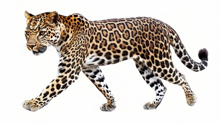 Detailed Leopard Skin Texture with Distinct Spots and Patterns