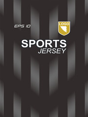 Modern ready-to-print jersey design with dynamic lines and vibrant colors. Perfect for football, basketball, cycling, or sportswear. High-quality, customizable vector file for instant printing.