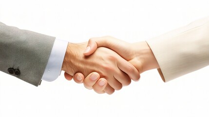 Happy Couple Shaking Hands with Realtor in Professional Setting