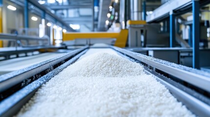 Eco-friendly sugar manufacturing facilities in Germany producing high-grade sugar