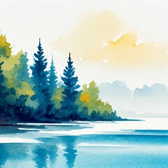 Watercolor Landscape 