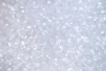 Soft silver sparkle bokeh effect background, silver sparkle lights or background