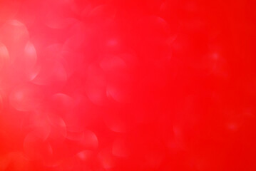 Red abstract defocused lights texture or background