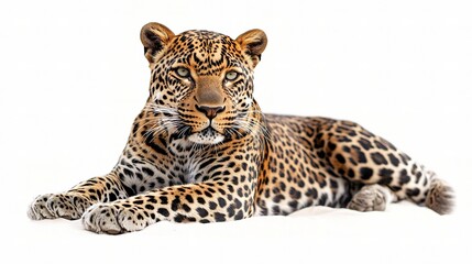 Naklejka premium Natural Leopard Skin Texture with Clear Spots and Detailed Patches