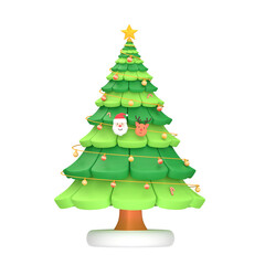 green christmas tree