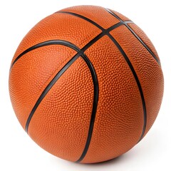 Basketball Ball isolated on white background, clipping path, full depth of field