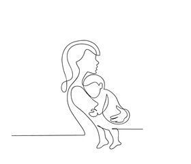 Mother and baby