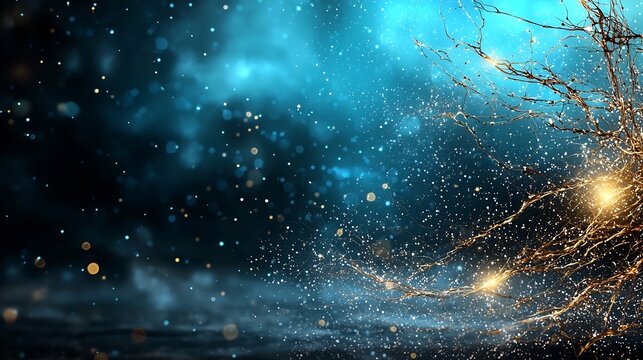 Sleek and Futuristic Blockchain Powered E Commerce Payment Workspace with Glowing Data Streams