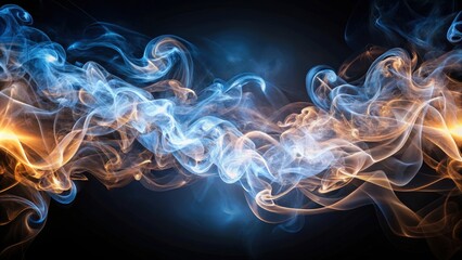 Obraz premium Abstract smoke and light swirling in a mesmerizing pattern, abstract, smoke, light, background, design, texture, motion