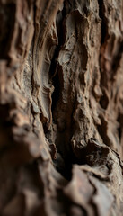 the raw beauty of cedar bark, capturing nature's timeless artistry, Diffused lighting, with white tones