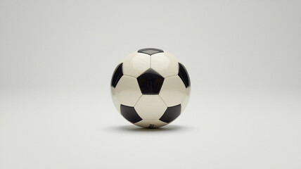 Obraz premium white soccer ball