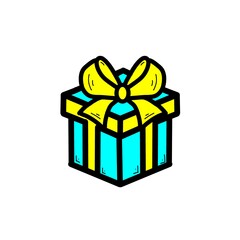 gift box isolated on white