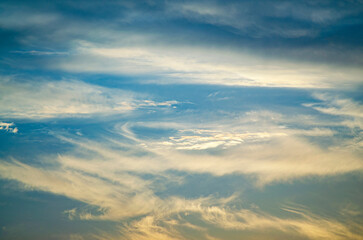 clear blue sky with no clouds. sun is shining brightly