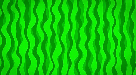 Fototapeta premium Abstract green wavy pattern background with smooth lines