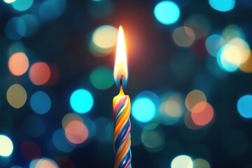 Social media milestone celebration notification, screen lighting in dark room, UI detail, with copy space