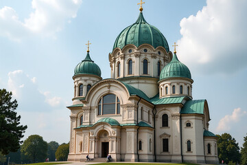 Fototapeta premium orthodox churches domes often feature intricate stone carvings ornate decorations various styles throughout history worldwide