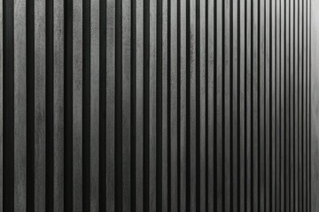 Obraz premium Abstract Background of Vertical Black Stripes with Textured Surface Ideal for Modern Design, Industrial Theme, or Minimalist Aesthetic in Contemporary Spaces