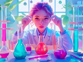 Meticulous Medical Researchers Conducting Detailed Scientific Experiments in Modern Lab Setting