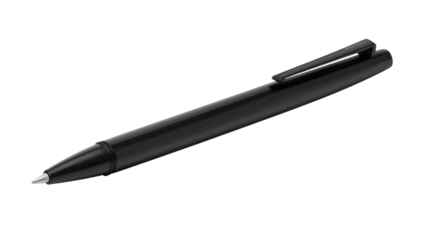 Black Felt Tip Pen with Cap Off: Ideal for Art Projects, Bullet Journals, and Creative Writing.