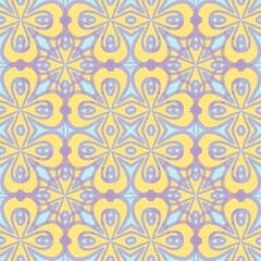 seamless pattern with flowers