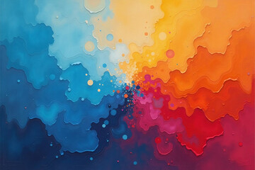 vibrant colors blend grainy gradients textured abstract background various hues orange