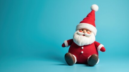 Classic Santa Claus Figurine in Red and White