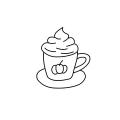 Happy halloween day liine icon