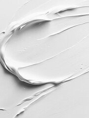 White cosmetic cream texture