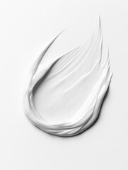 White cosmetic cream texture