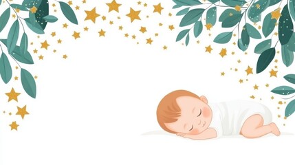Celebrating New Beginnings With a Charming Baby Birth Announcement in Mocha Mousse