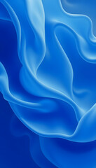 Obraz premium Wave. Blue, white abstract dreamy wave flowing fabric, smoke. Transparent isolated png of blue wave. Banner Graphic Resource as background for silk, smoke, water wave abstract graphics backdrop, 8k