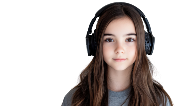 A Female Game Streamer Engaged in Live Streaming While Wearing Headphones for Enhanced Audio Experience and Interaction with Her Audience.