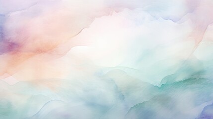 abstract colorful background Tranquil Watercolor Clouds, A Soft Abstract Art
