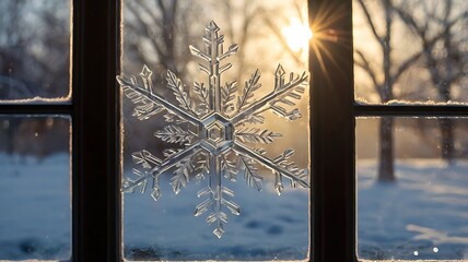 Icy Window Decorations