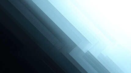 Obraz premium Layers of blue gradients create a sense of depth and movement in a visually striking abstract design