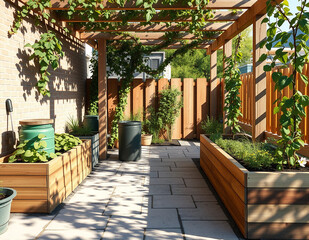 Fototapeta premium garden in the garden