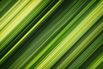Obraz premium Vibrant Green Abstract Diagonal Lines Geometric Nature Background for Digital Design and Wallpaper