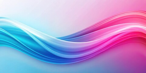 Naklejka premium Abstract pink and blue gradient wave background, abstract, pink, blue, gradient, wave, background, artistic, design, colorful