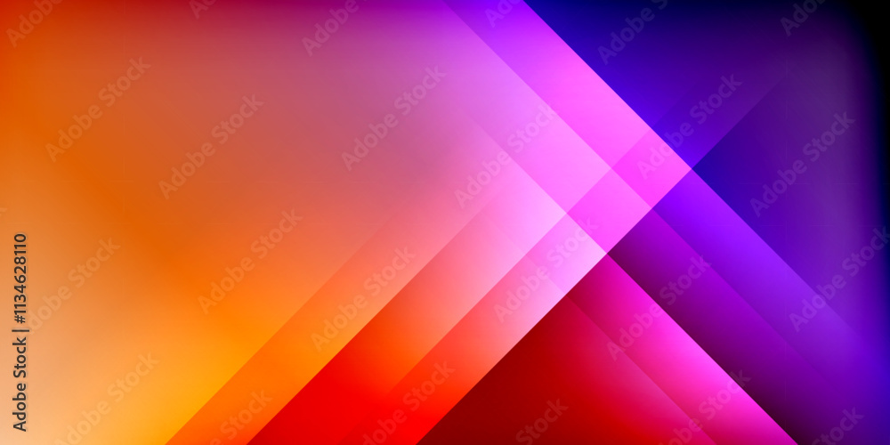 Aufkleber dynamic shadow lines geometric shapes