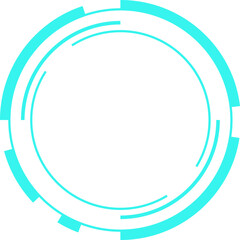 Circle Frame Futuristic