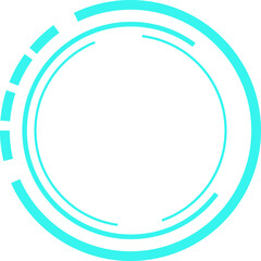 Circle Frame Futuristic